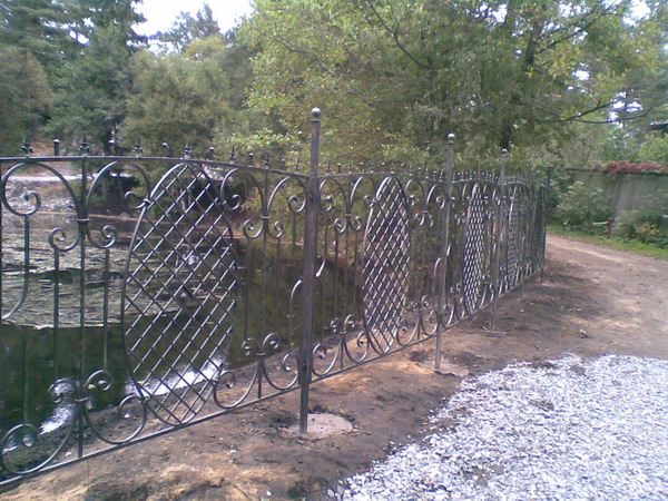 Кованый забор