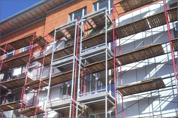 Металлоконструкции балконов (гостиница завода Фольксваген, г.Калуга)